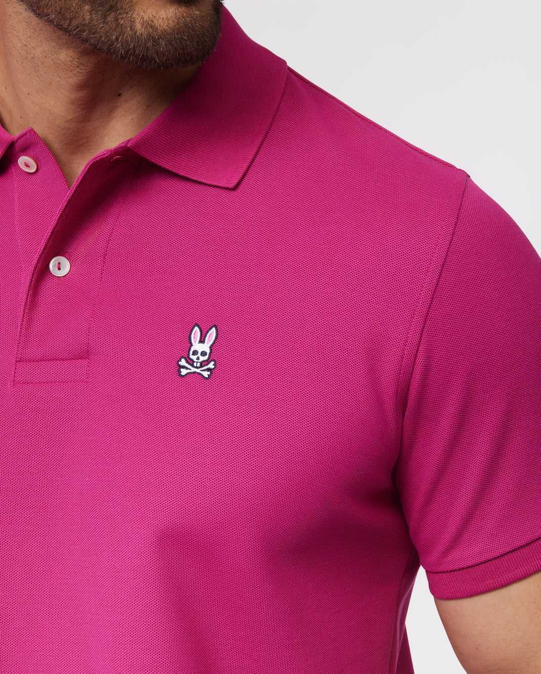 Polos Psycho Bunny Classic Polo Wild Berry Homme | TTZ-79407400